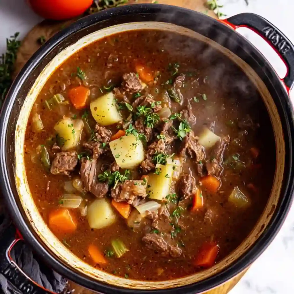 vegetable beef soup recipe with stew meat