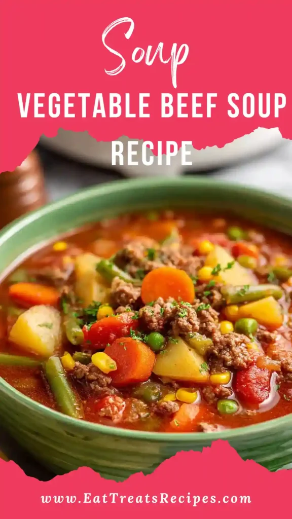 vegetable beef soup recipe with stew meat