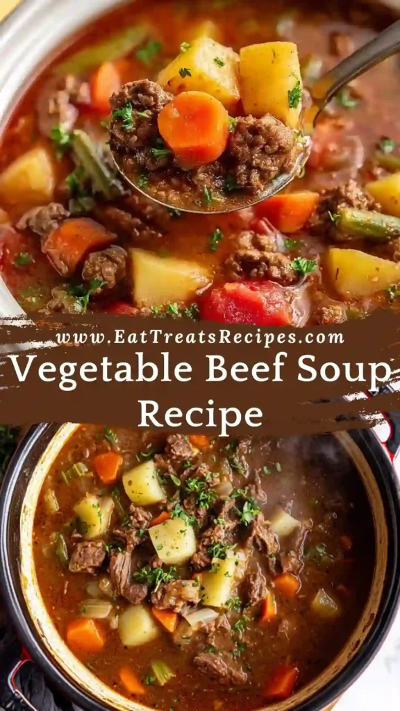 vegetable beef soup recipe with stew meat