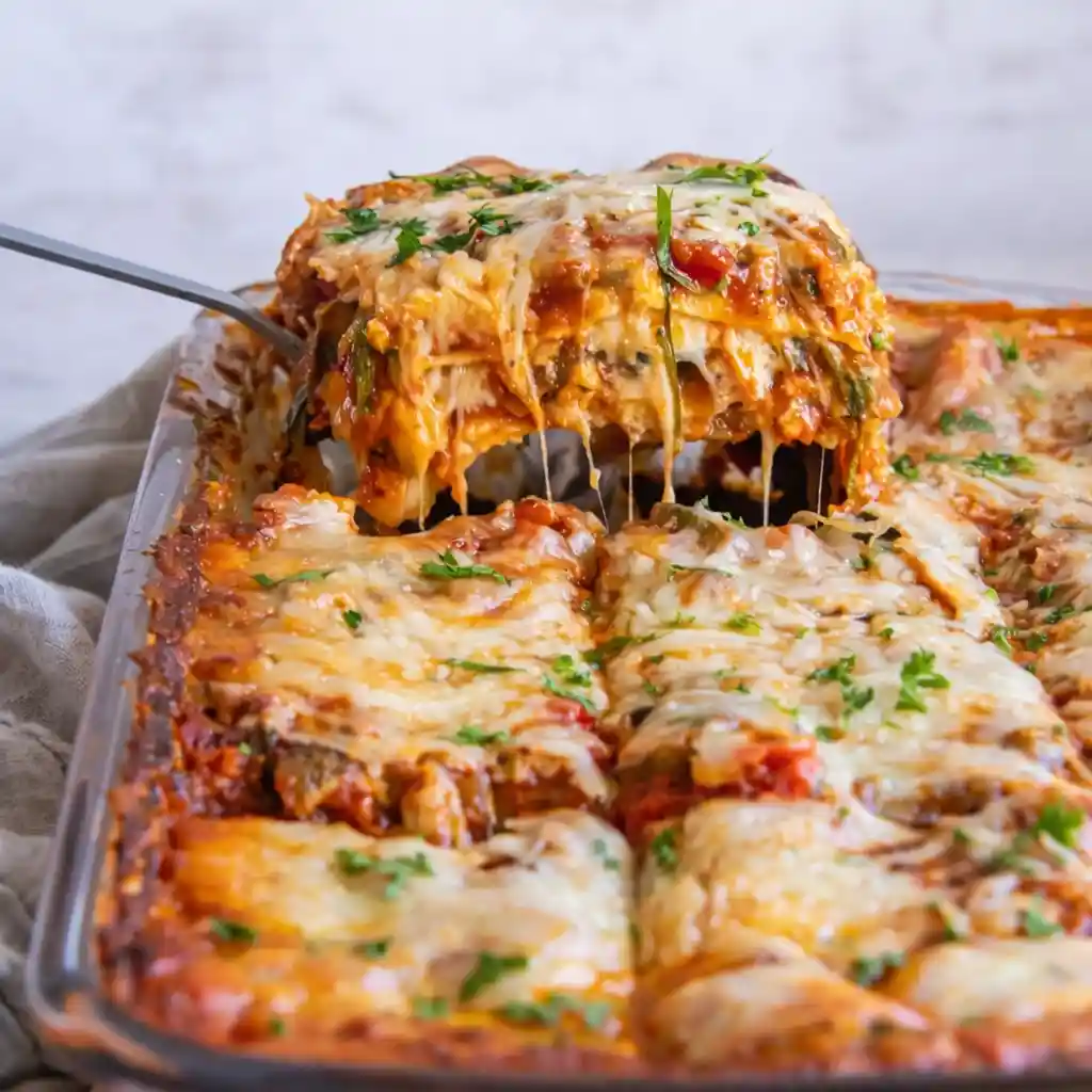 vegetarian lasagne recipe uk baked in white dish