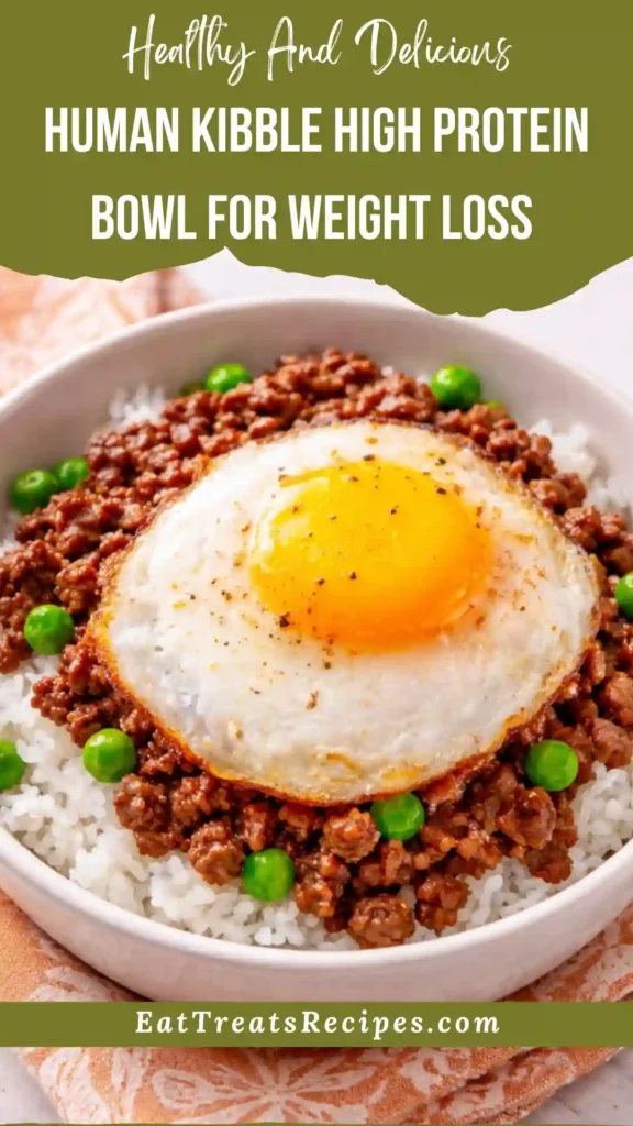 human kibble high protein bowl meal prep