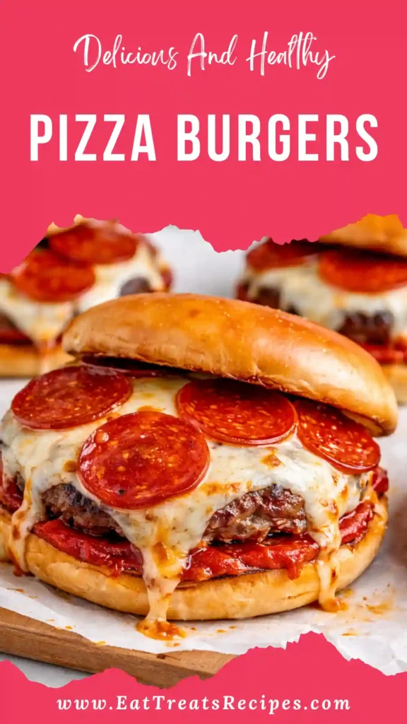 pizza burgers on english muffins
