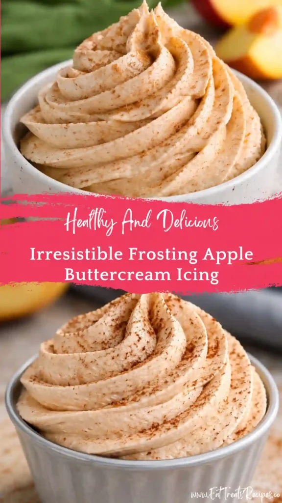 apple buttercream icing creamy frosting dessert