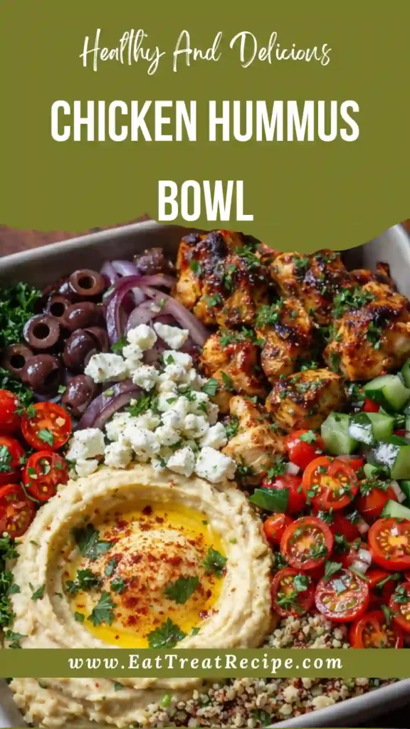 chicken hummus bowl recipe