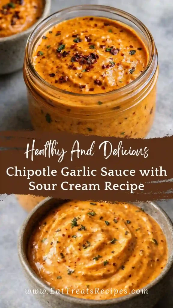 chipotle garlic sauce with sour cream recipe