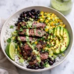 cilantro lime steak and rice bowls recipe