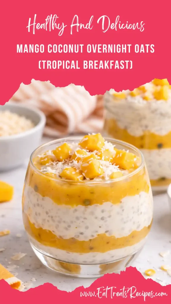 mango coconut overnight oats creamy texture