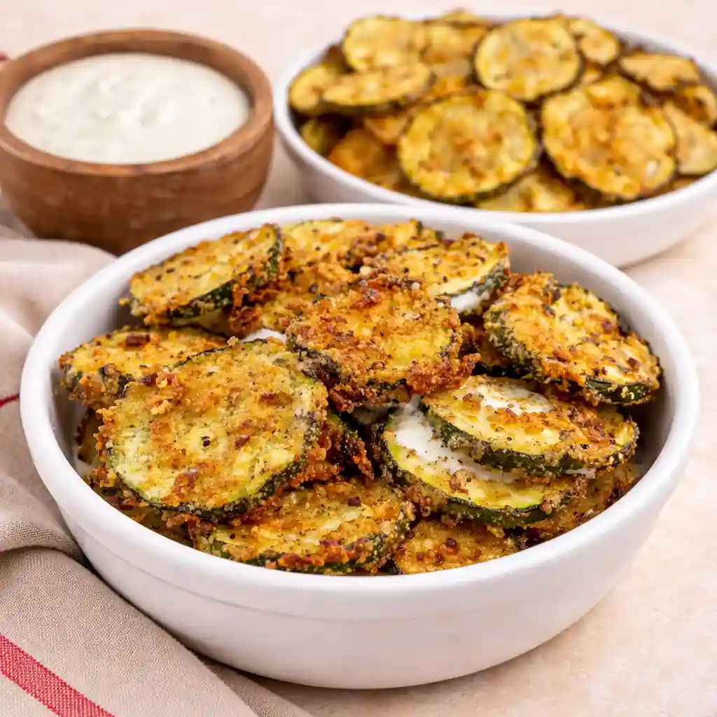 crunchy ranch cucumber chips crispy texture close up