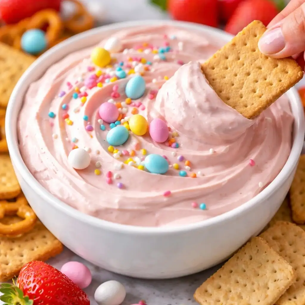 easter dip recipe pastel creamy dessert dip