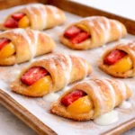 easy strawberry peach pie bites golden flaky crust juicy filling