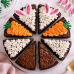 frosted easter brownies pastel chocolate dessert squares