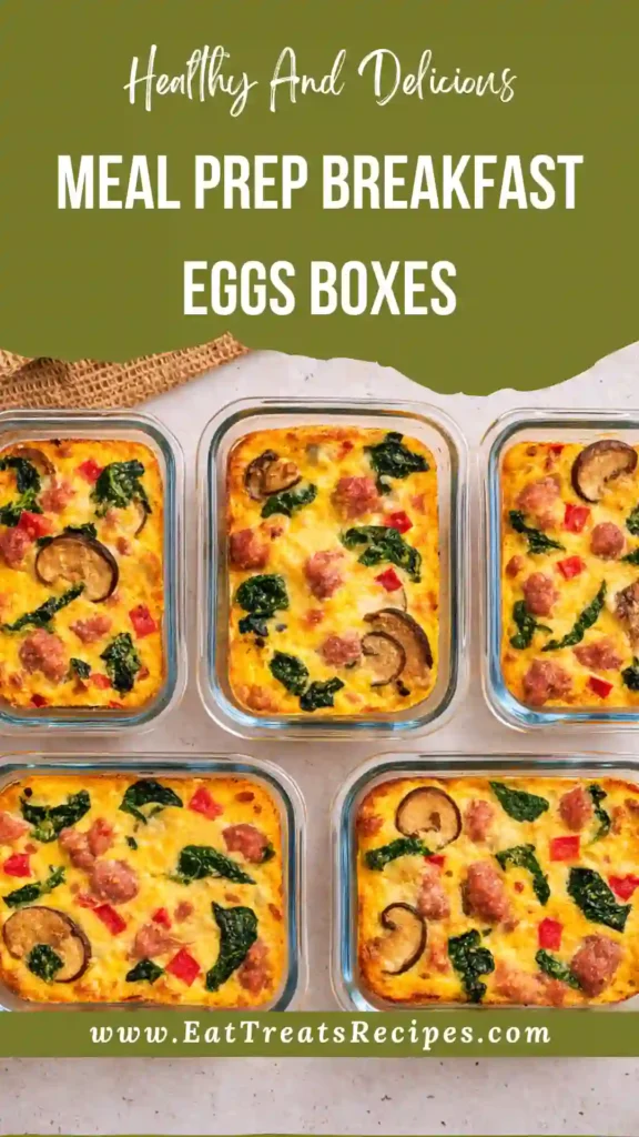 meal prep breakfast eggs boxes