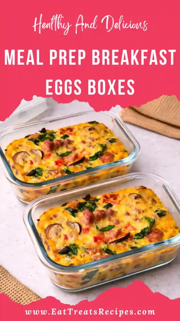 meal prep breakfast eggs boxes