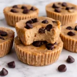 peanut butter banana cookie dough fudge cups chocolate dessert
