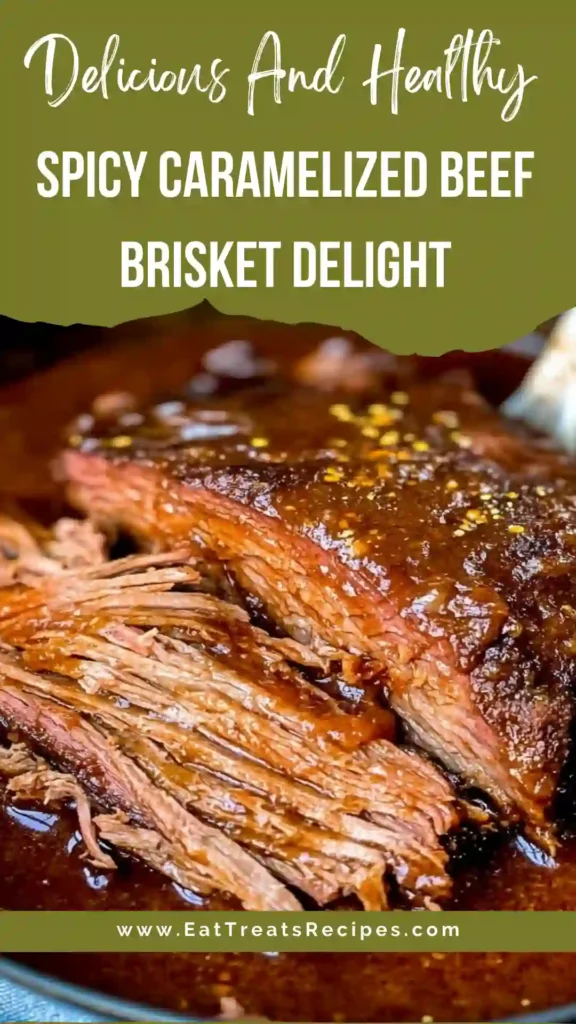 spicy caramelized beef brisket delight served in bowl