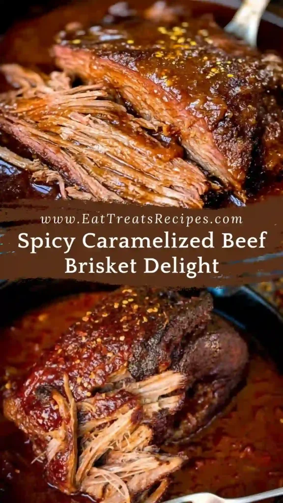spicy caramelized beef brisket delight served in bowl