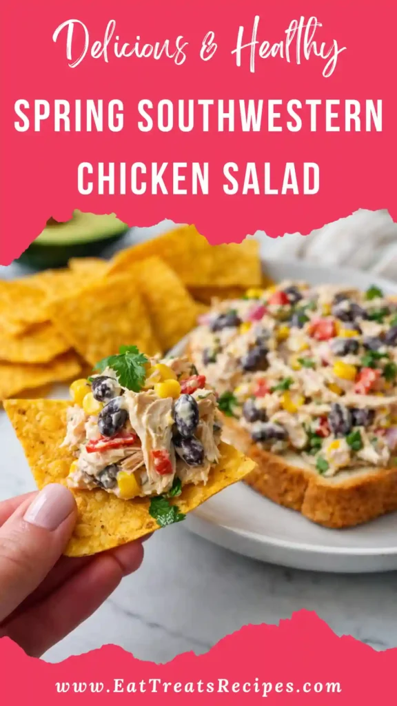 Best southwestern chicken salad recipe served in bowl