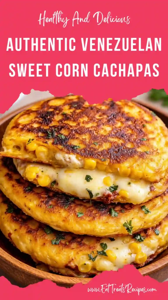 Venezuelan sweet corn cachapas with cheese