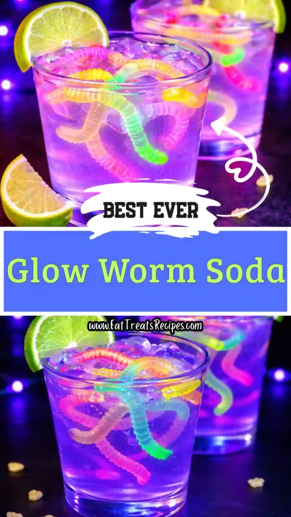 gummy worm soda kids party drink colorful