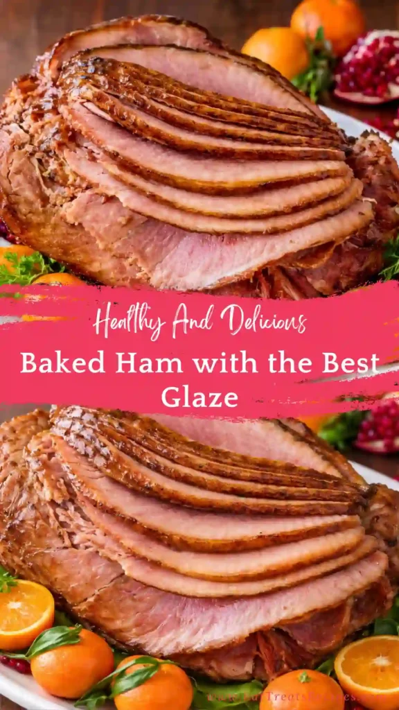 baked ham with the best glaze caramelized glossy ham centerpiece