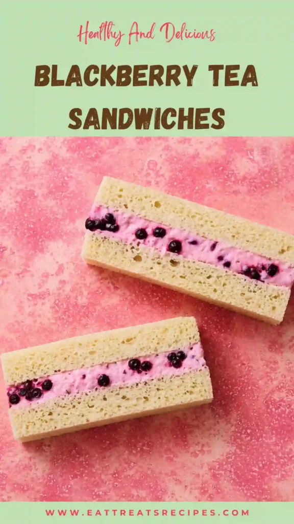 blackberry tea sandwiches sweet elegant appetizer platter