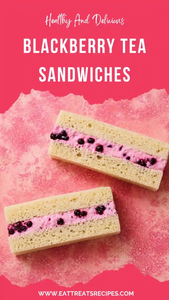 blackberry tea sandwiches sweet elegant appetizer platter