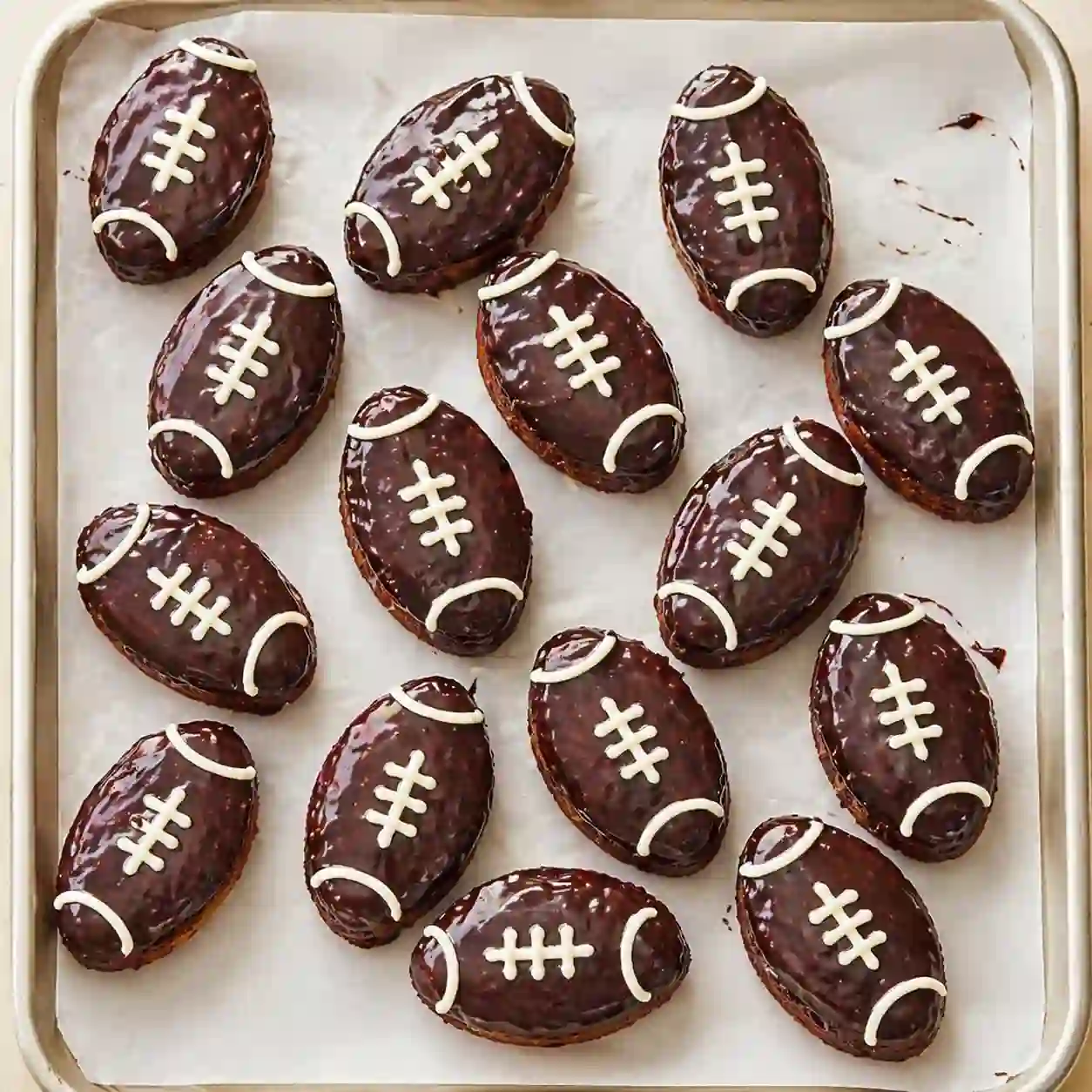 Football Brownies (Easy Fudgy Game Day Dessert Recipe) - Eat Treats Recipes