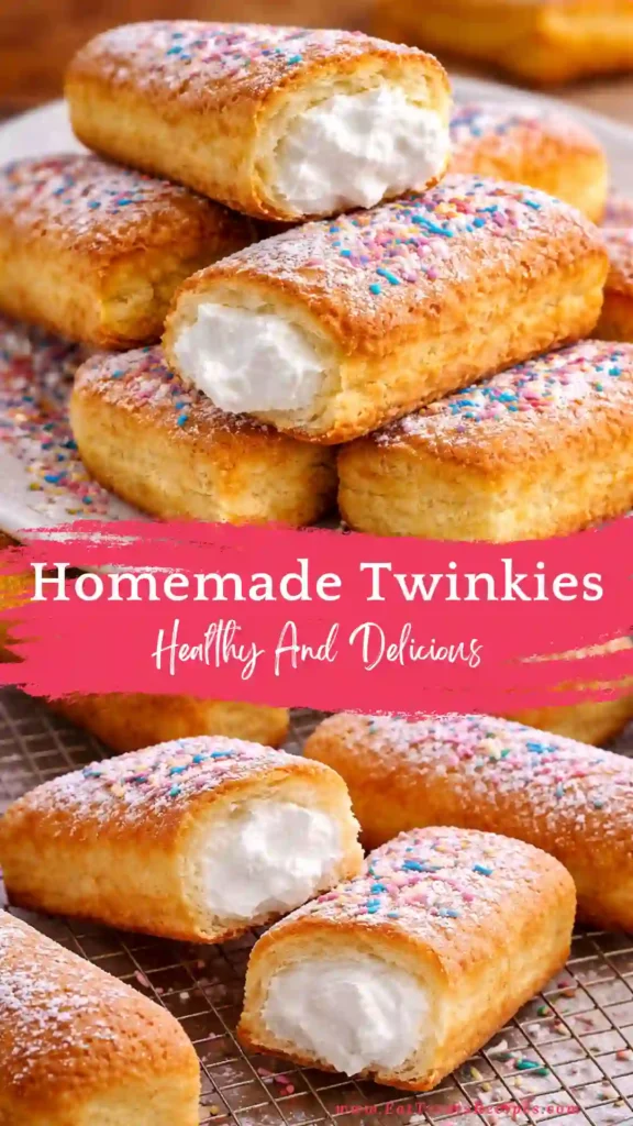 homemade twinkies served on plate soft dessert nostalgic snack