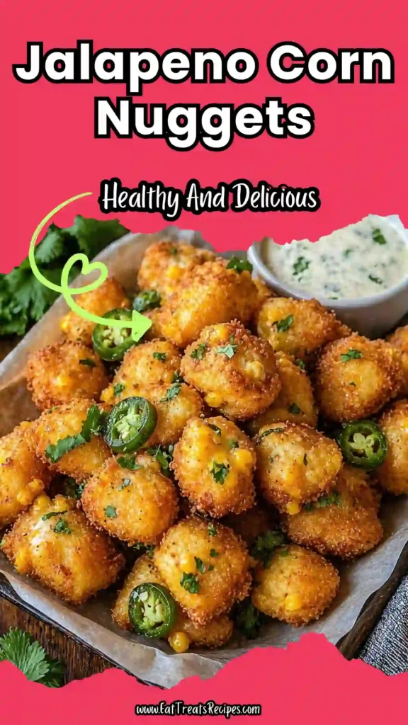 crispy jalapeno corn nuggets golden fried