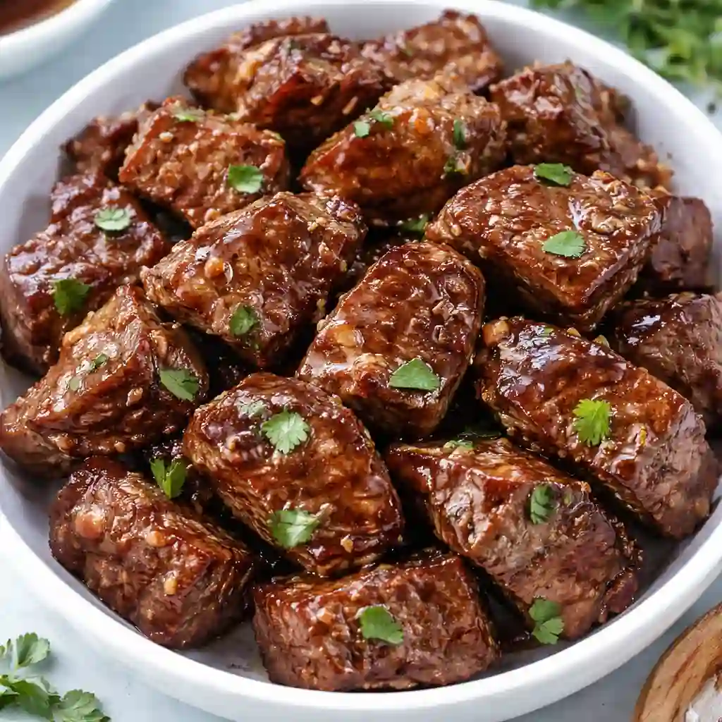 juicy air fryer steak bites crispy outside tender inside