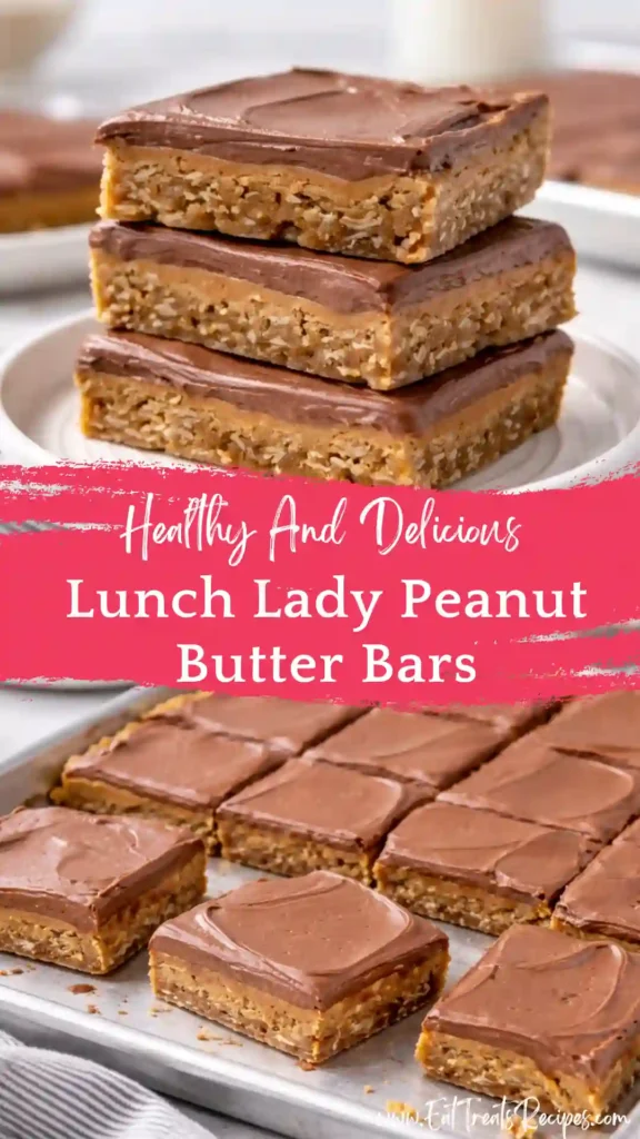 lunch lady peanut butter bars chocolate top thick layers