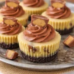 mini reese’s peanut butter cheesecakes creamy chocolate peanut butter dessert