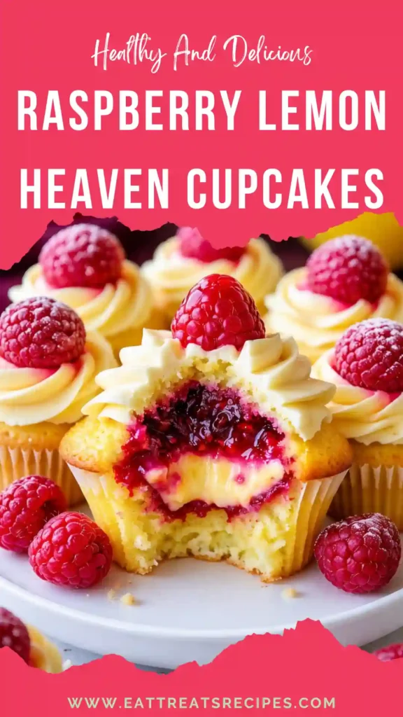 raspberry lemon heaven cupcakes soft fluffy cupcakes with frosting