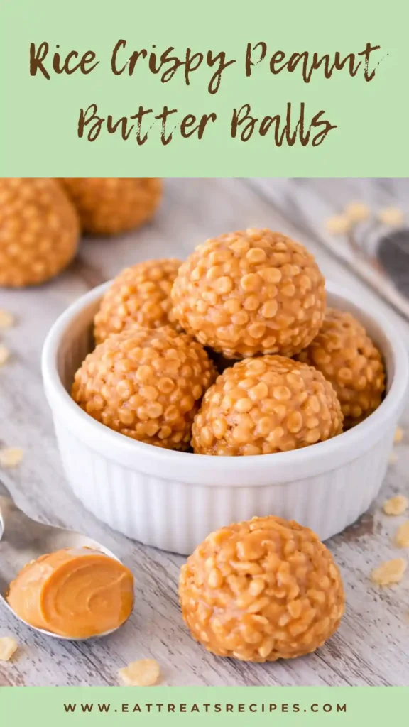 rice crispy peanut butter balls chocolate coated crunchy texture