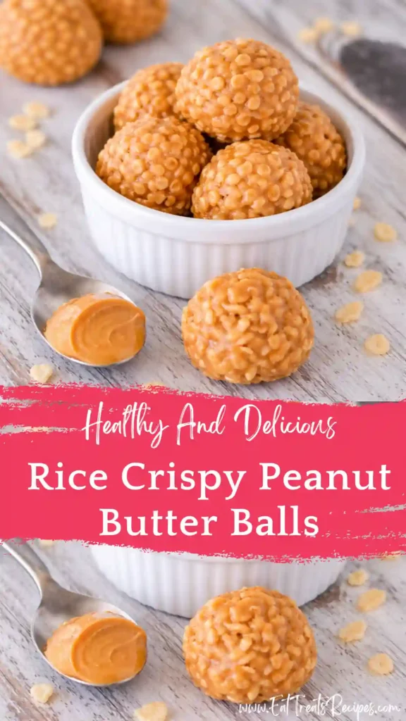 rice crispy peanut butter balls chocolate coated crunchy texture