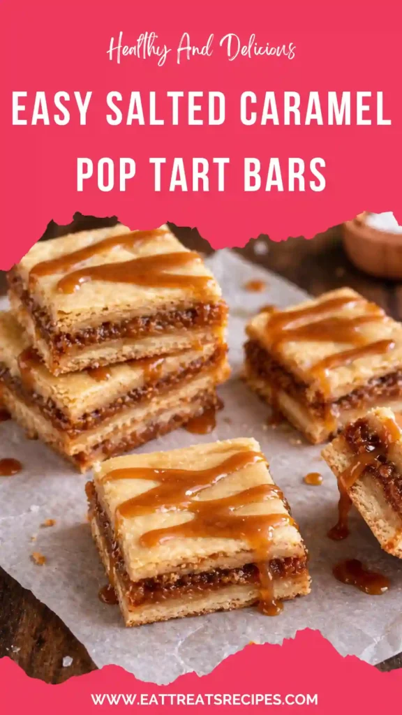 salted caramel pop tart bars gooey layered dessert bars