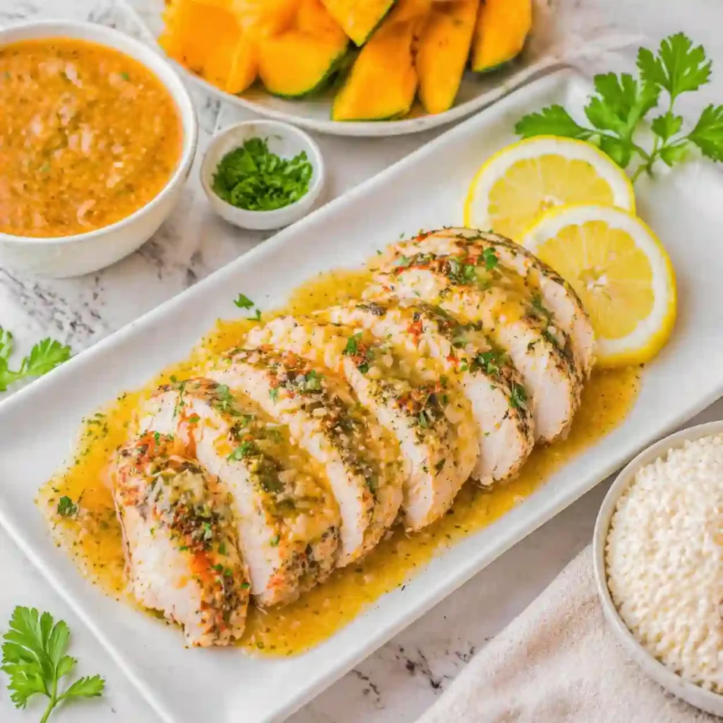 slow cooker turkey tenderloin juicy sliced turkey with herbs