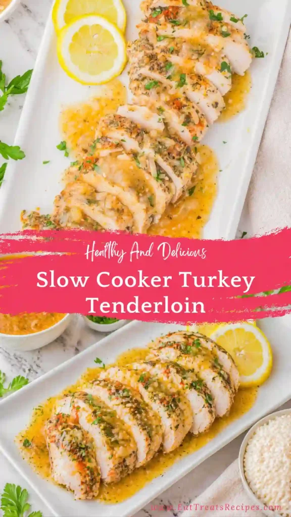 slow cooker turkey tenderloin juicy sliced turkey with herbs