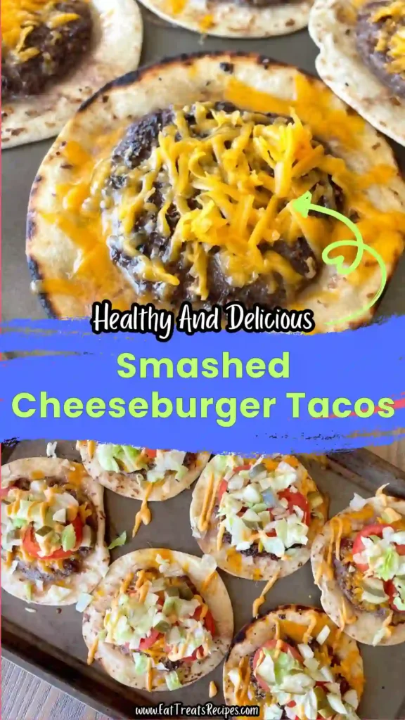 smashed cheeseburger tacos crispy