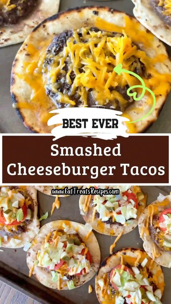 smashed cheeseburger tacos crispy