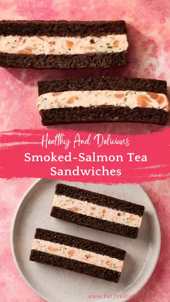 smoked salmon tea sandwiches elegant appetizer platter