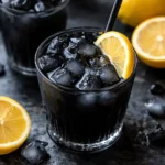 spooky black lemonade halloween drink dark citrus beverage