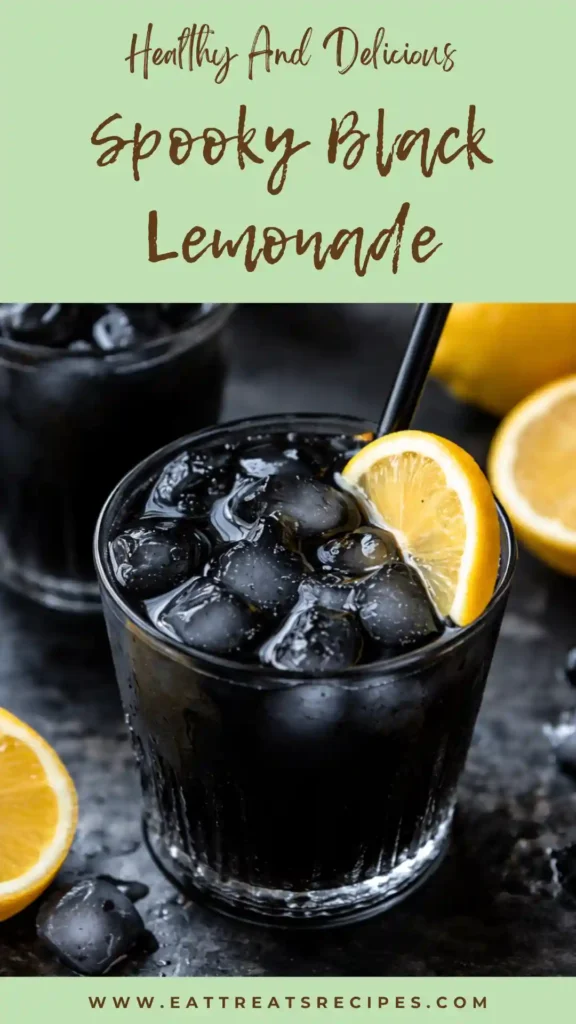 spooky black lemonade halloween drink dark citrus beverage