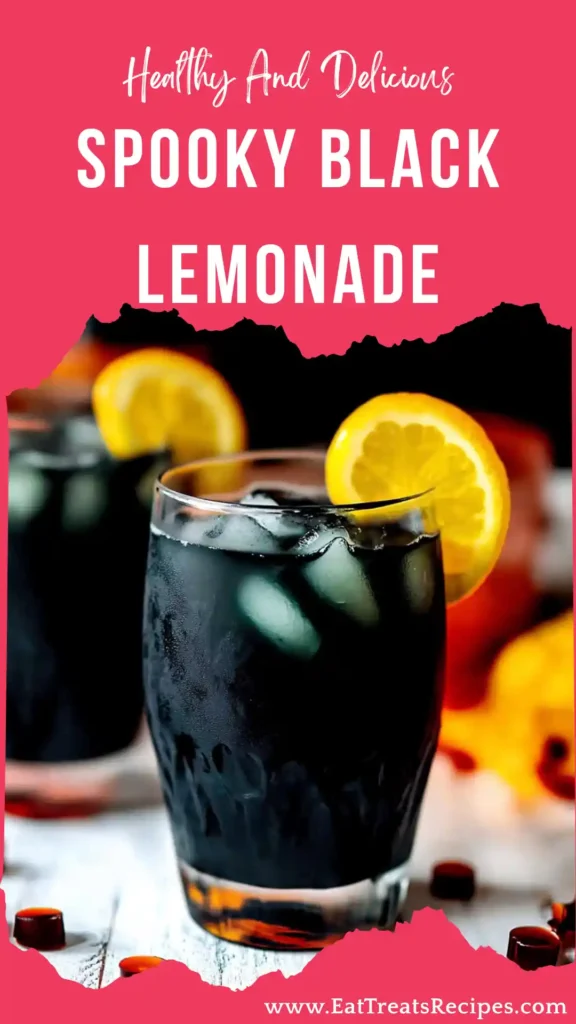 spooky black lemonade halloween drink dark citrus beverage