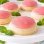 strawberry lemonade meltaway cookies soft buttery glazed cookies