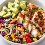 baja fish taco bowls