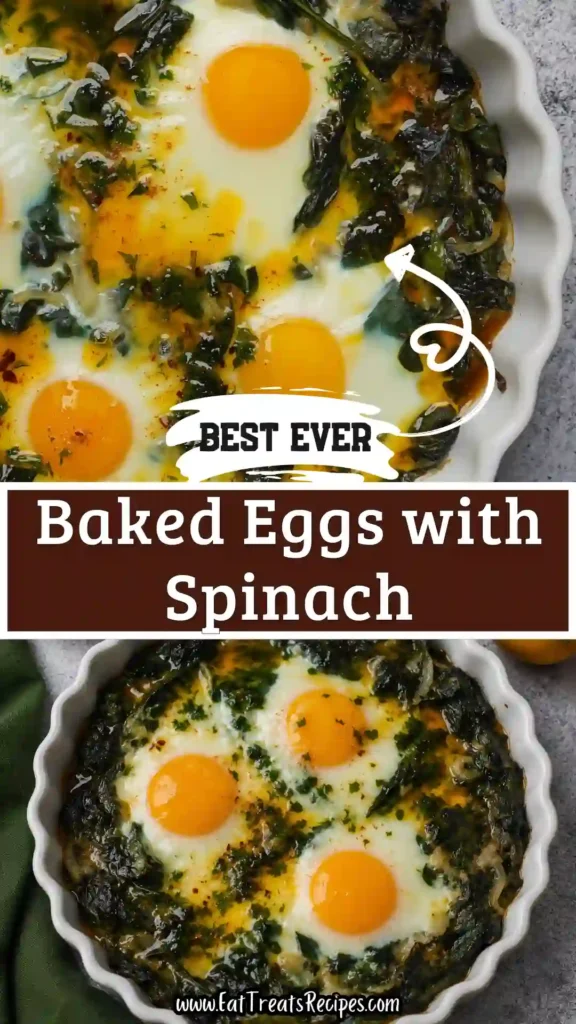 Baked Eggs with Spinach