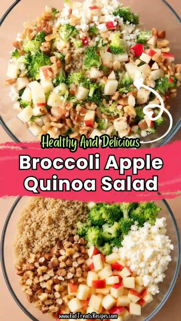 broccoli apple quinoa salad