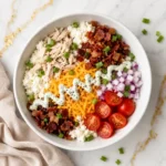 Chicken Bacon Ranch Cottage Cheese Bowl