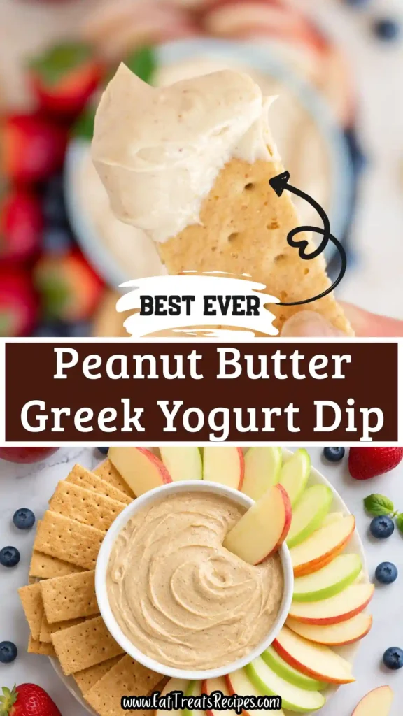 Peanut Butter Greek Yogurt Dip